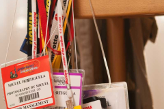 Corporate Event Lanyards and Name Tags as Photographed by Miguel