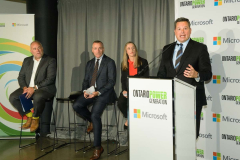 Press Announcement between OPG & Microsoft in Toronto, Ontario,