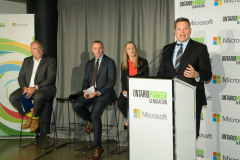Press Announcement between OPG & Microsoft in Toronto, Ontario,