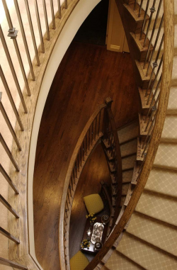 Spiral Staircase as Photographed for Canadian Homes and Cottages