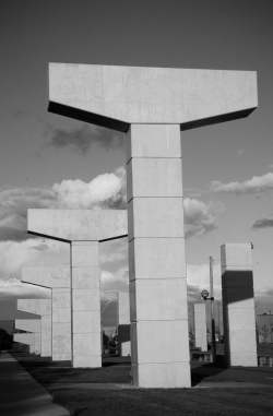 Obsolete Raised Highway Support Columns From Gardiner Expressway
