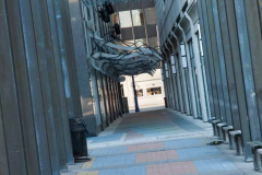 Pedestrian Walkway in Yorkville Toronto as Photographed by Migue