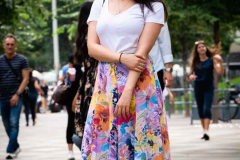 Location Portraits of Raquel Hortiguela around Bercy Park, Toron